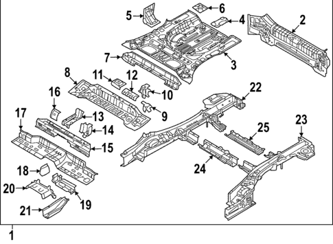 Rear Body & Floor for 2025 Kia Sportage #0