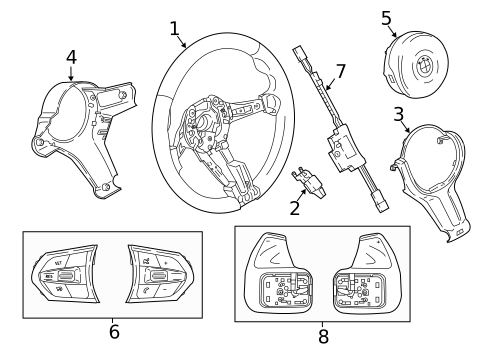 Steering Wheel for 2016 BMW 650i xDrive Gran Coupe #0