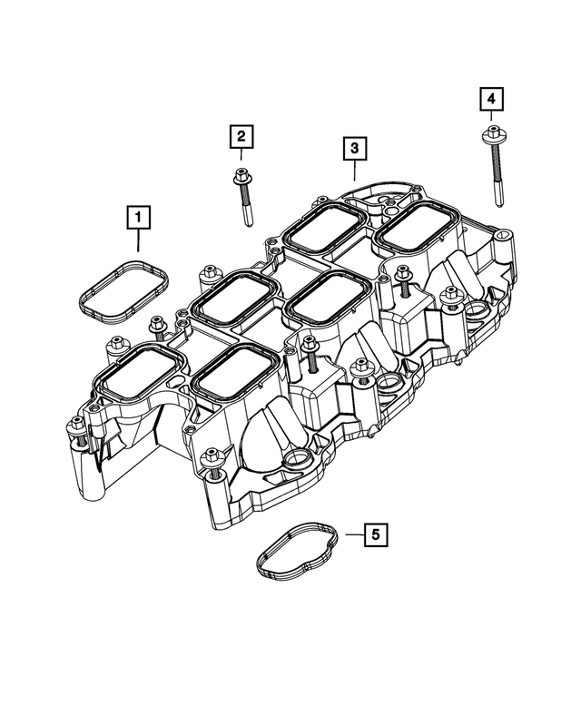6509390AA - 3.6L Gas; Engine: Hex Flange Head Bolt, Mounting for Mopar Image
