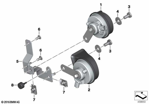 Anti-Theft Horm, Horn for 2020 BMW-Motorrad K 1600 GT #0