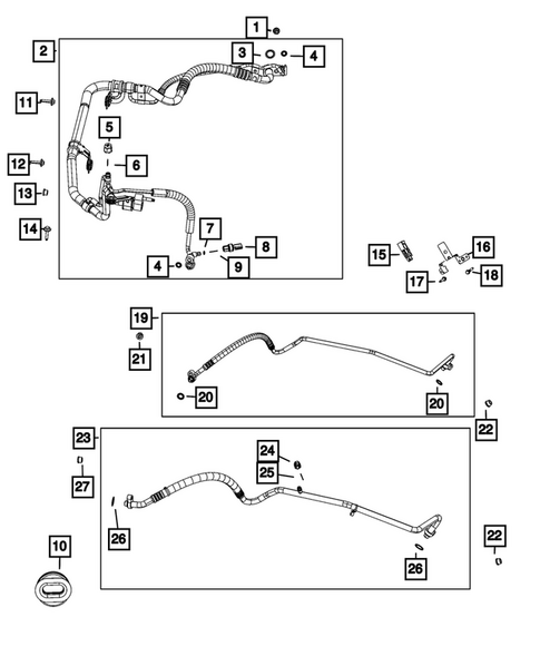 Air Conditioner and Heater Plumbing for 2026 Ram 1500 #2