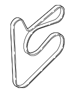 252122E310 - Cooling System: Serpentine Belt for Kia: Seltos, Soul Image