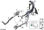 64539119192 - Heater and Air Conditioning: Water Hose Inlet 1 for BMW Image