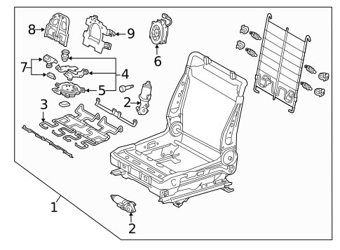 Tracks & Components for 2011 Toyota Avalon #1
