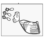 815500E070 - Electrical: Combo Lamp Assembly for Toyota: Highlander Image