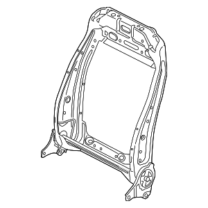 CU5Z9661018AC - Body: Seat Back Frame for Ford Image