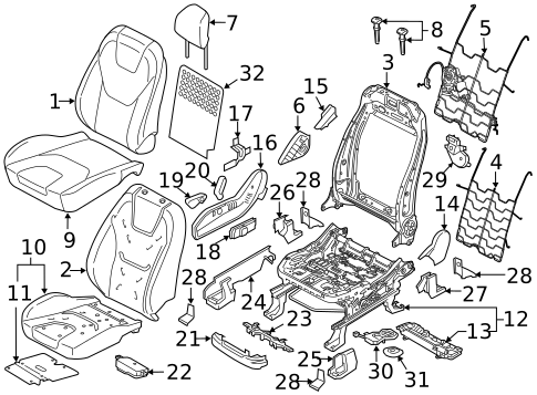 Switches, Solenoids & Actuators for 2017 Ford Edge #0
