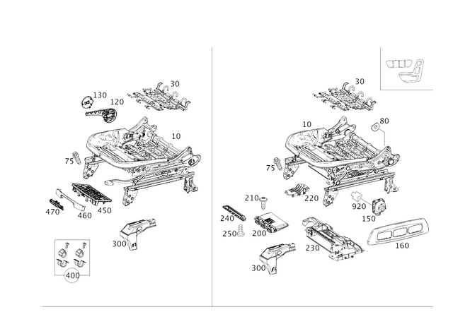 999101600 - Driver Seat: Height Adjustment for Mercedes-Benz Image image