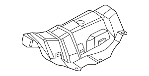LX6Z11135E - Exhaust: Heat Shield for Ford Image
