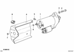 12411438331 - : Thermal Protection Plate, Starter Motor for BMW: BMW ALPINA V8, M5, X5 4.4i, X5 4.6is, Z8 Image