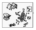 7102053C00A0 - Body: Seat Assembly for Lexus: IS250, IS350 Image