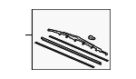 76620SHJA01 - : Wiper Blade for Acura: MDX Image