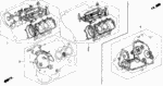 6110PY3000 - Engine: GASKET KIT, CYLINDER HEAD for Acura Image
