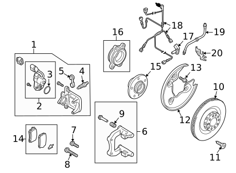 Rear Brakes for 2009 Audi Q5 #0