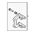 8K0615425C - : Caliper Mount for Audi: A4, A4 Quattro, A5, A5 Quattro, A6, A6 Quattro, allroad, Q5, S4, S5, S6, SQ5 Image