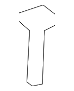 7L1Z78610A16CC - Body: Headrest Guide for Ford: Expedition | Lincoln: Navigator Image