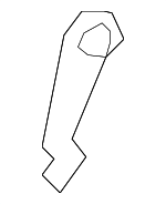 7L1Z7862419B - Body: Adjust Handle for Ford: Expedition Image