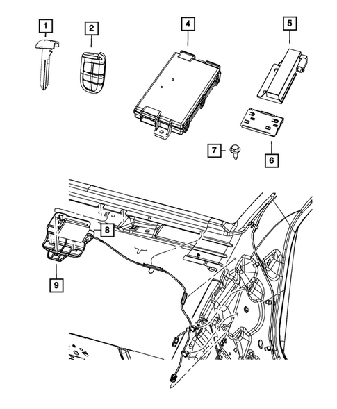 Keys, Modules and Engine Controllers for 2012 Chrysler 300 #3