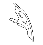 8D9809290 - Body: Rear Pillar for Audi: A4, A4 Quattro Image