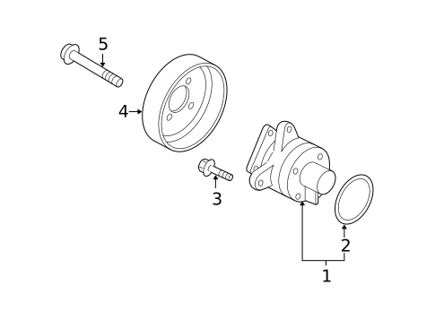 Water Pump for 2007 Mazda CX-7 #0