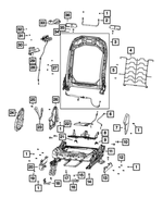 5143451AA - Interior Trim: Seat Screw for Mopar Image