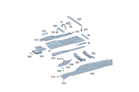 Front Floor for 2026 Mercedes-Benz Maybach S580 #0
