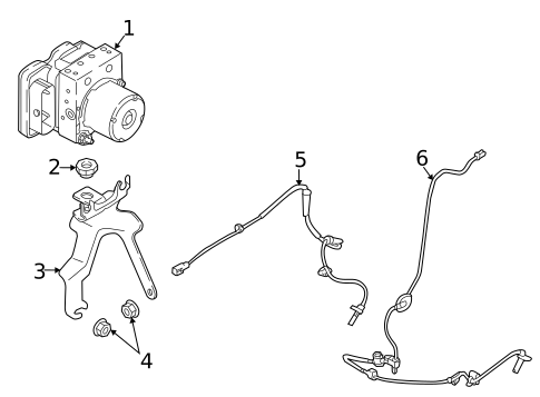 ABS Components for 2016 Mazda CX-3 #0