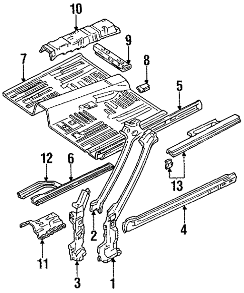 Rocker Panel for 1990 Isuzu Impulse #0