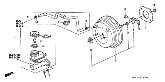 Brake Master Cylinder for 2003 Acura TL #0