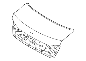 69200B1020 - : Deck Lid for Hyundai Image