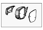 68552264AB - Body: Door Mirror for Mopar Image