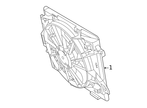 Cooling Fan for 2013 Dodge Grand Caravan #0