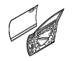 DKY05902XD - Body: Door Shell for Mazda: CX-3 Image