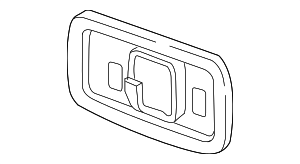 Rear Interior Door Handle Bezel 25959064 GM | GMPartsDirect.com
