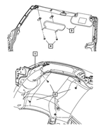 5YK18LV5AC - Interior Trim: Headliner for Mopar Image
