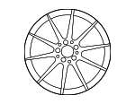 2904010700647X71 - : Exchange Spoke Wheel for Mercedes-Benz Image