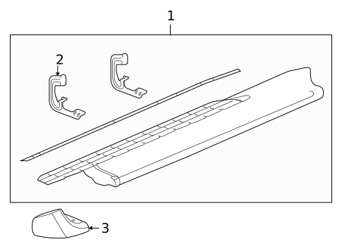 Running Board for 2005 GMC Yukon #0