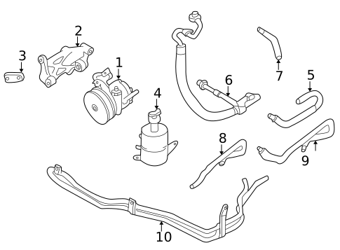 Pump & Hoses for 1999 Mazda Miata #0