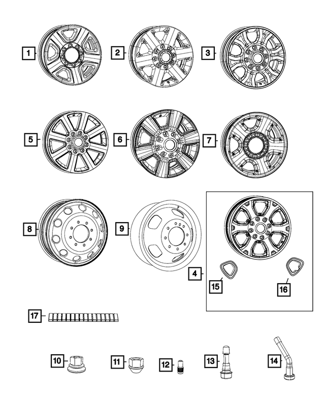 3461079 - Wheels: Wheel Valve Stem for Mopar Image image