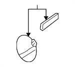 4814825AD - Body: Fuel Door for Chrysler: Sebring | Dodge: Stratus Image