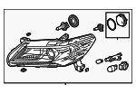 33150TX6A02 - : Composite Headlamp for Acura Image