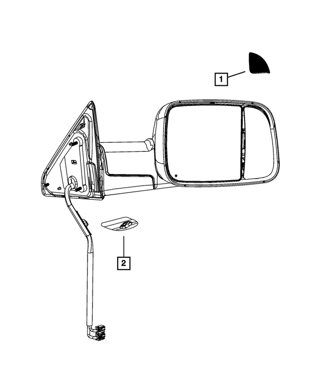 68087234AA - Electrical: Turn Signal Lamp, Right for Mopar Image