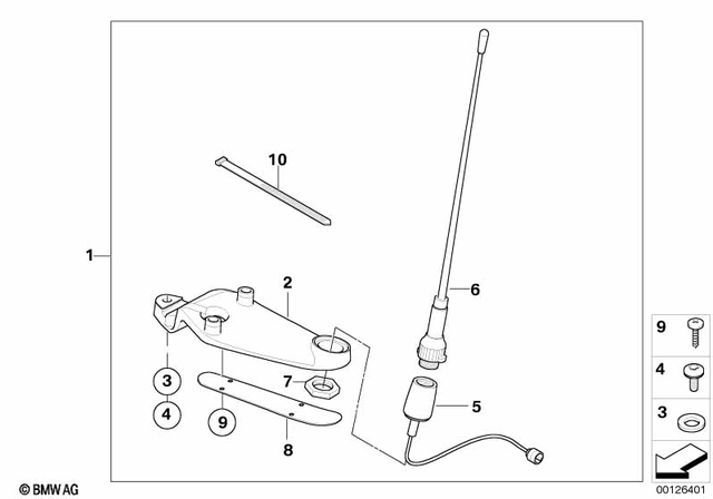 7119904606 - Audio, Navigation, Information Systems: Washer - 6-200 Hv-zns3 for BMW-Motorrad Image