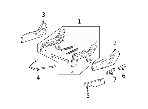 Tracks & Components for 2006 Pontiac Torrent #2
