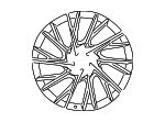 4261124881 - : Wheel, Alloy for Lexus: RC F, RC300, RC350 Image