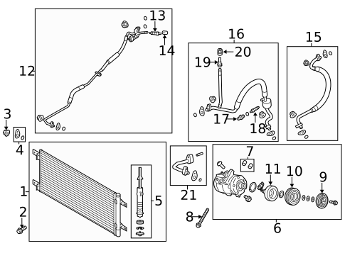 A/C Accumulator/Receiver Drier for 2012 Ford F-350 Super Duty #0