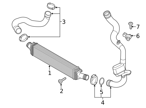 Intercooler for 2022 Audi A6 Quattro #0