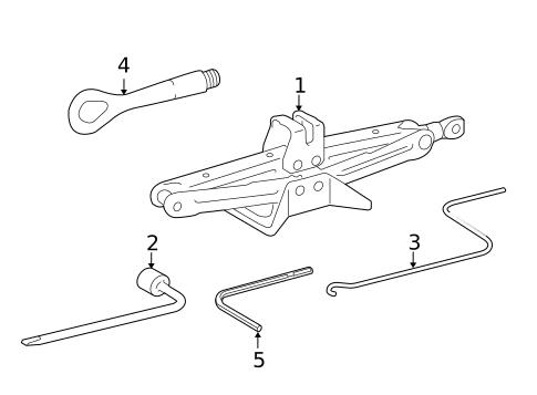 Jack & Components for 2022 Lexus LC500 #0