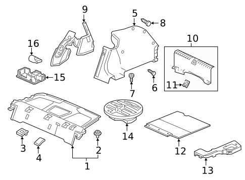 Interior Trim - Pillars for 2019 Honda Civic #5