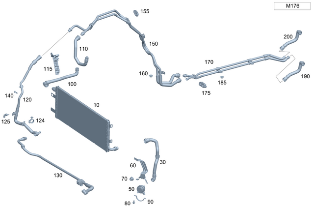 8272 - Radiator: Nut for Mercedes-Benz: 180A, 180b, 220a, 300C, 300CD, 350SD, A220, A35 AMG, AMG GT, AMG GT 43, AMG GT 53, AMG GT 55, AMG GT 63, AMG GT 63 Pro, AMG GT 63 S, AMG GT 63 S E Performance, AMG GT Black Series, AMG GT C, AMG GT R, AMG GT S, B Electric Drive, B250e, C300, C350e, C400, C43 AMG, C450 AMG, C63 AMG, C63 AMG S, C63 AMG S E Performance, CLA250, CLA35 AMG, CLA45 AMG, CLA45 AMG S, CLE300, CLE450, CLE53 AMG, CLS450, CLS53 AMG, E300, E350, E400, E43 AMG, E450, E53 AMG, E63 AMG S, EQB 250+, EQB 300, EQB 350, EQE 350, EQE 350 SUV, EQE 350+, EQE 350+ SUV, EQE 500, EQE 500 SUV, EQE AMG, EQE AMG SUV, EQS 450, EQS 450 SUV, EQS 450+, EQS 450+ SUV, EQS 580, EQS 580 SUV, EQS AMG, G500, G550, G550 4x4, G580, G63 4x4 Squared AMG, G63 AMG, G65 AMG, GLA250, GLA35 AMG, GLA45 AMG, GLB250, GLB35 AMG, GLC300, GLC350e, GLC43 AMG, GLC63 AMG, GLC63 AMG S, GLC63 AMG S E Performance, GLE350, GLE450, GLE450e, GLE53 AMG, GLE580, GLE63 AMG, GLE63 AMG S, GLS450, GLS580, GLS63 AMG, Maybach EQS 680 SUV, Maybach GLS600, Maybach S550, Maybach S560, Maybach S580, Maybach S600, Maybach S650, Maybach S680, ML63 AMG, S450, S500, S550, S550e, S560, S580, S580e, S600, S63 AMG, S63 AMG E Performance, S65 AMG, SL43 AMG, SL55 AMG, SL63 AMG, SL63 AMG S E Performance, SLC300, SLC43 AMG, SLK250, SLK300, SLK350, SLK55 AMG, Sprinter 1500, Sprinter 2500, Sprinter 3500, Sprinter 3500XD, Sprinter 4500 Image image